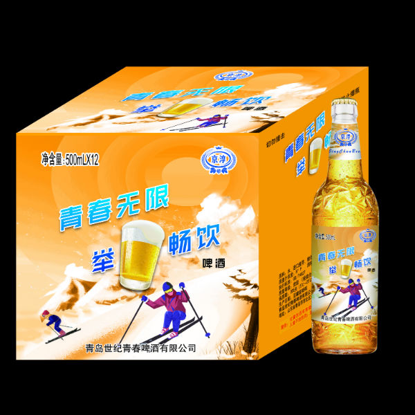京淳啤酒500mlX12瓶