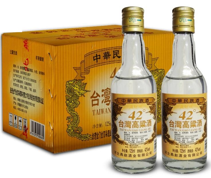 台灣高粱酒42°125ml（箱裝）