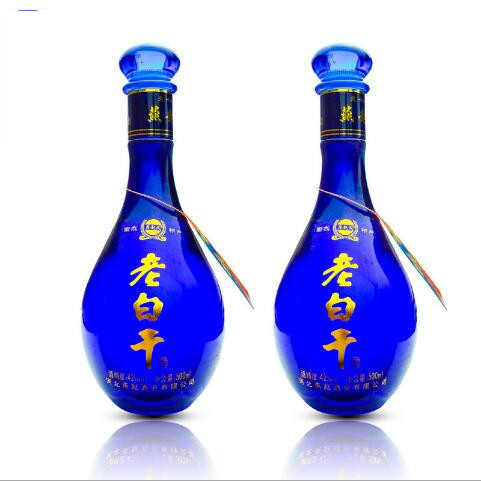 燕趙風老白幹酒6（藍瓶）